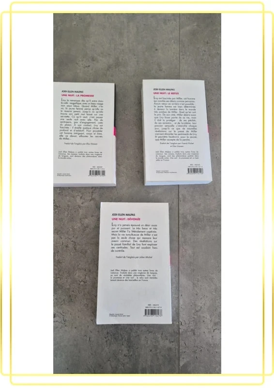 Saga complète livres une nuit – photo 2